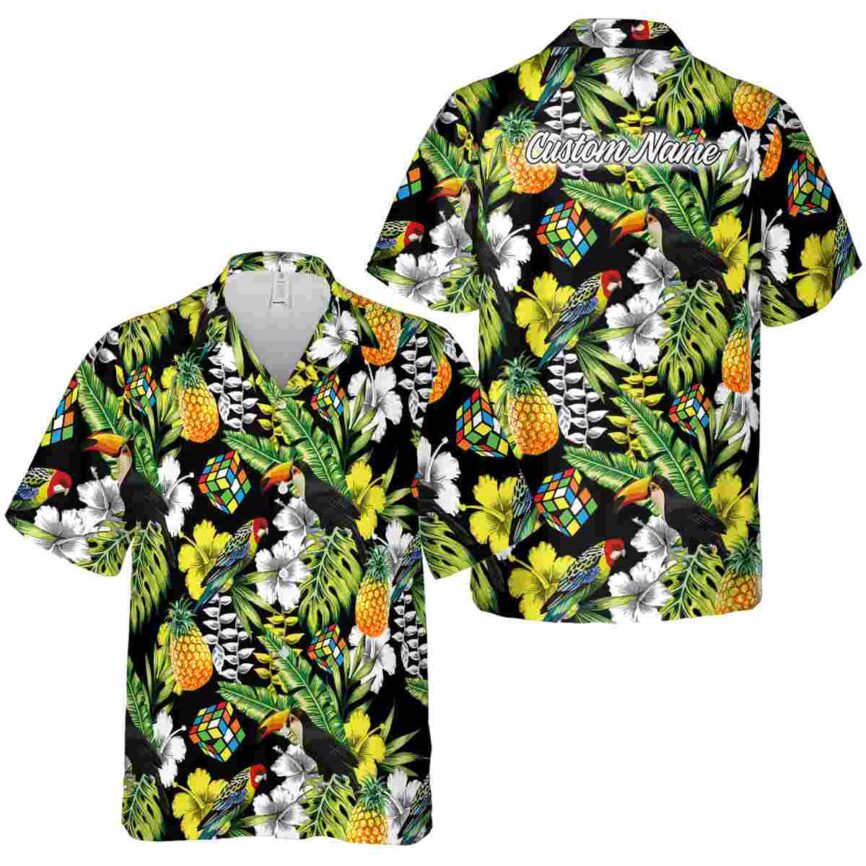 Custom 80s Toucan Bird Hawaiian Shirt Premium grade