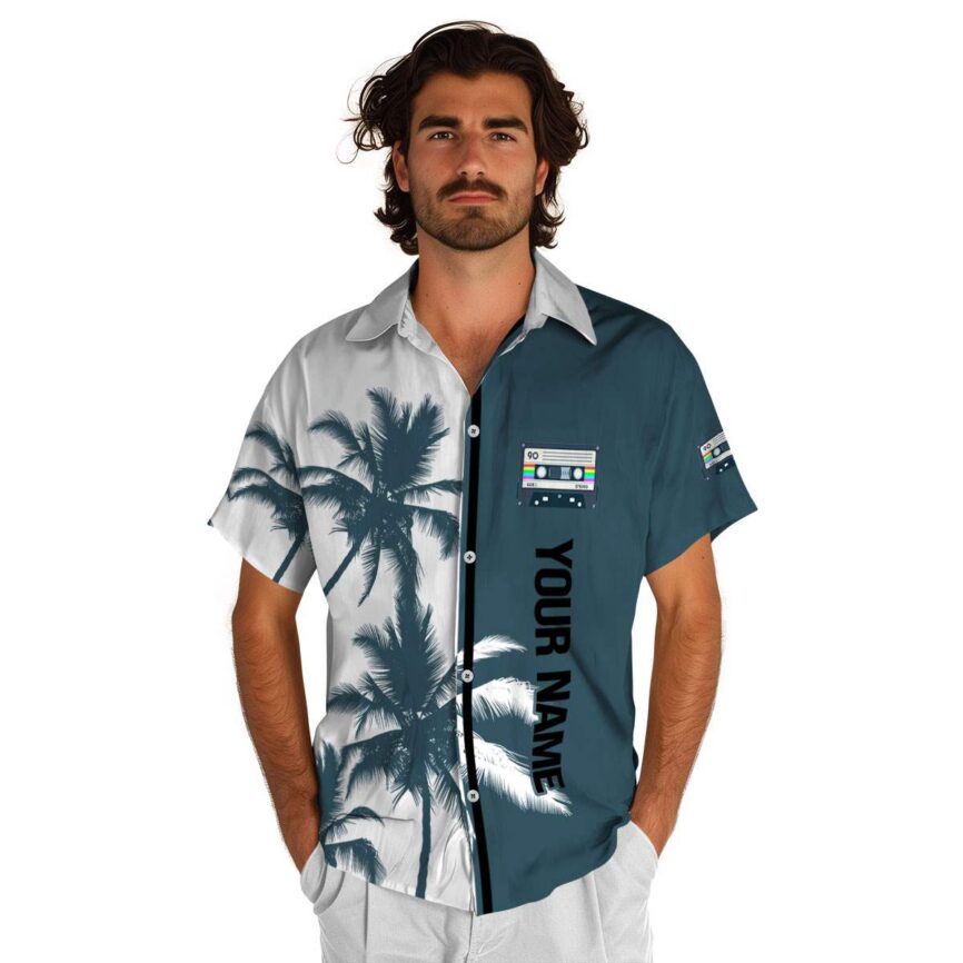 Custom 90s Beach Vibes Hawaiian Shirt High quality