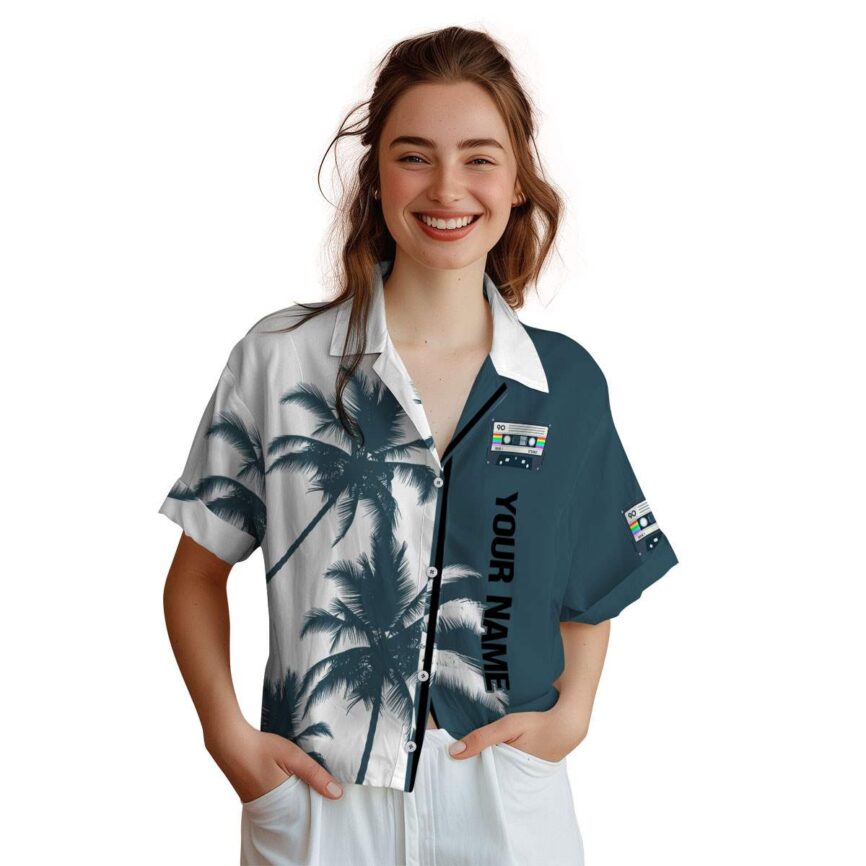 Custom 90s Beach Vibes Hawaiian Shirt Trendy