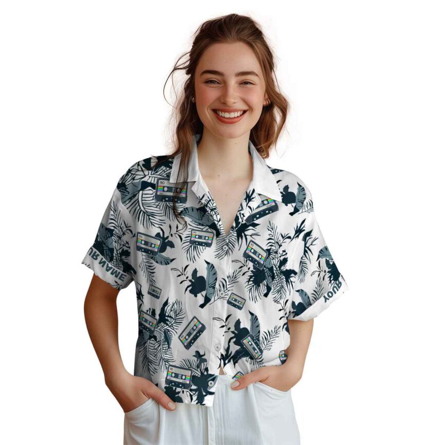 Custom 90s Leafy Accents Hawaiian Shirt Top rated