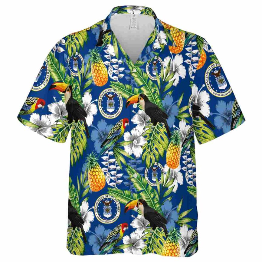 Custom Air Force Toucan Bird Hawaiian Shirt Fashion forward