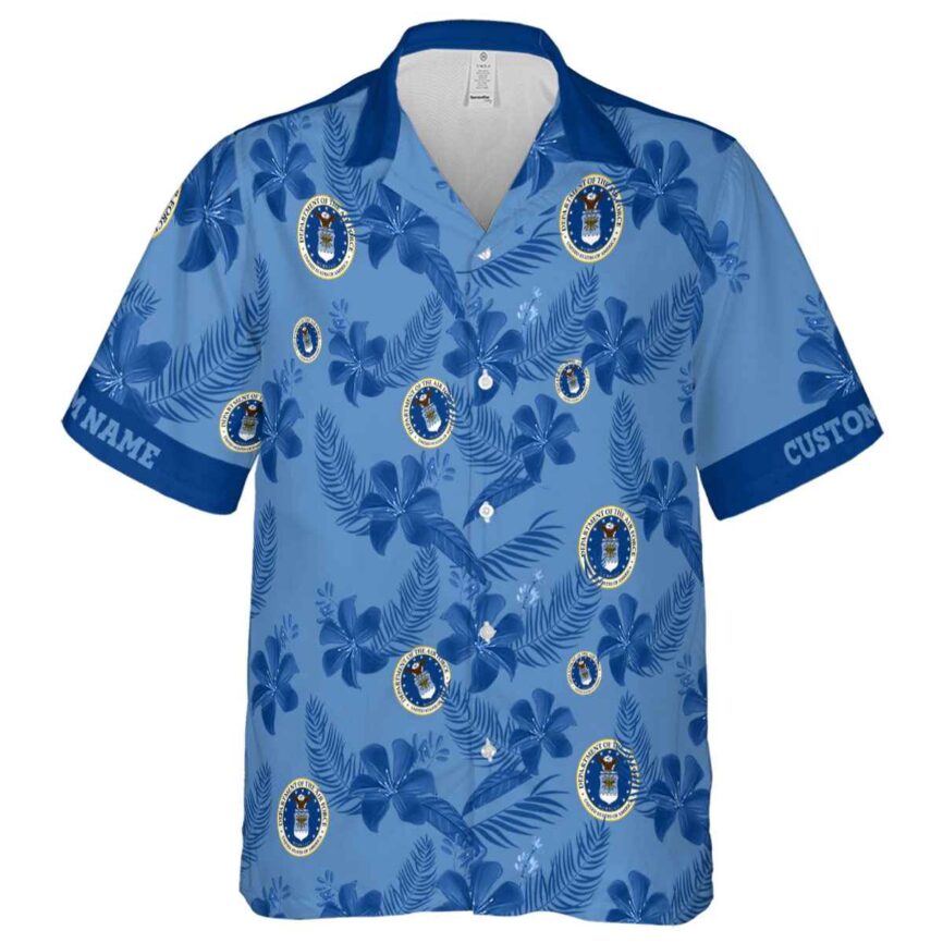 Custom Air Force Tropical Flower Hawaiian Shirt Fashion forward