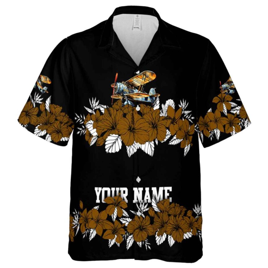 Custom Airplane Hibiscus Band Hawaiian Shirt Fashion forward