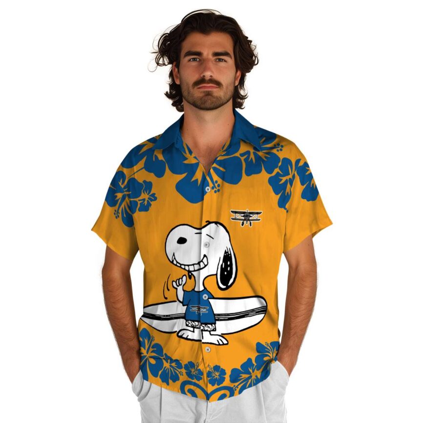 Custom Airplane Surfing Snoopy Hawaiian Shirt New Arrival