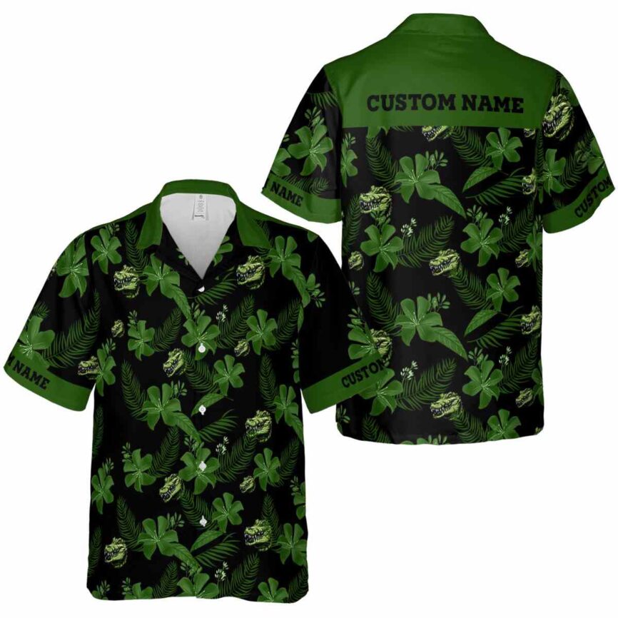 Custom Alligator Tropical Flower Hawaiian Shirt Premium grade