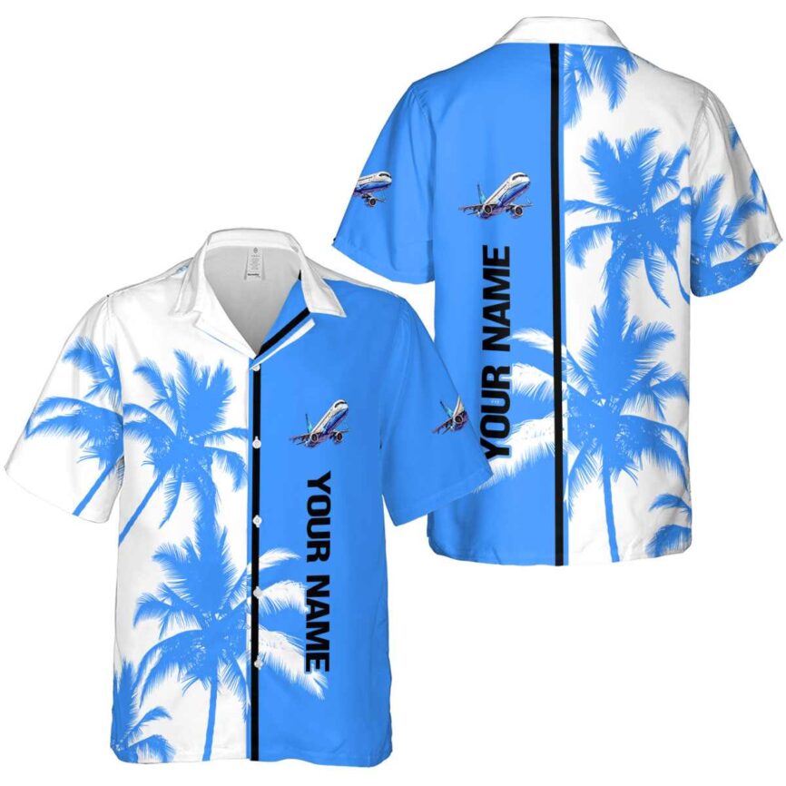 Custom Aviation Beach Vibes Hawaiian Shirt Latest Model