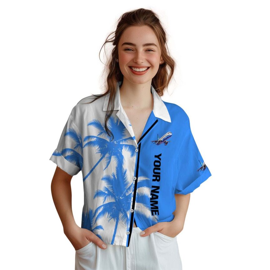 Custom Aviation Beach Vibes Hawaiian Shirt Trendy