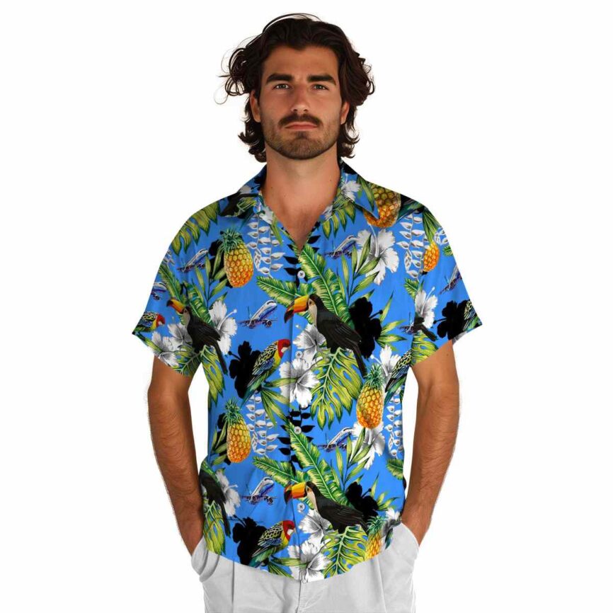 Custom Aviation Toucan Bird Hawaiian Shirt New Arrival