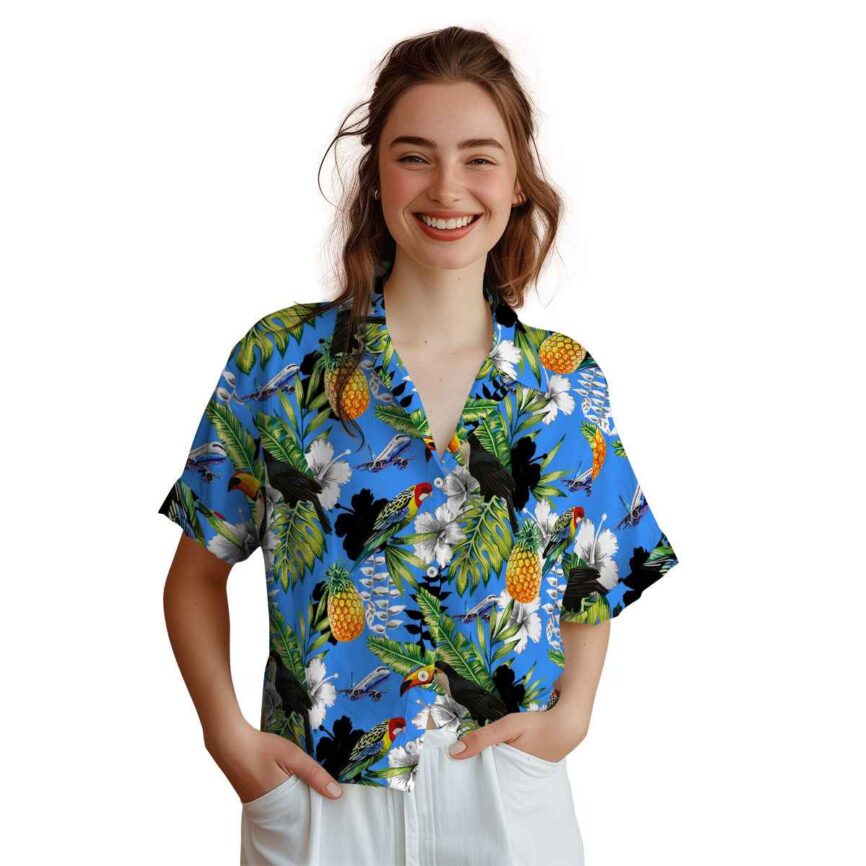 Custom Aviation Toucan Bird Hawaiian Shirt Top rated