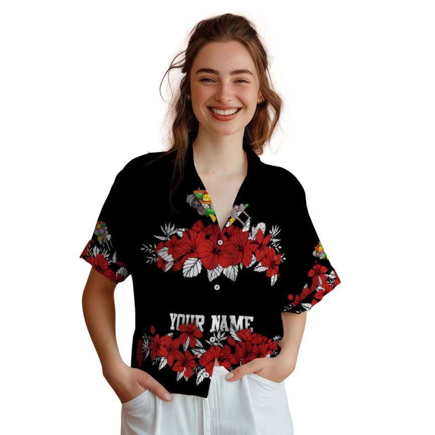 Custom BBQ Hibiscus Band Hawaiian Shirt Top rated