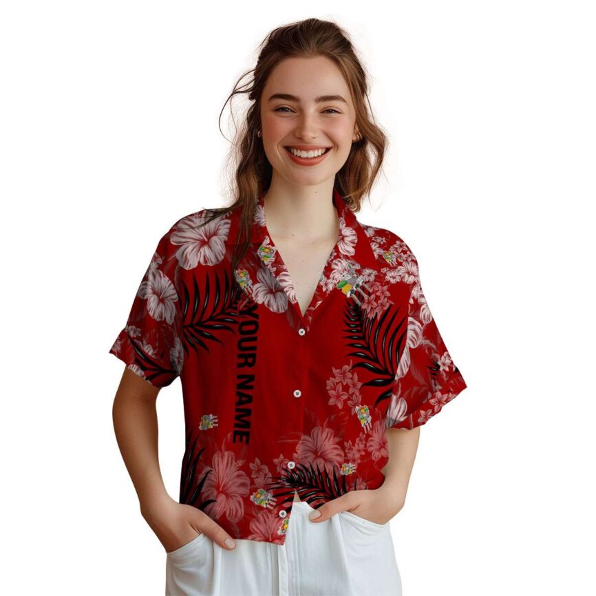 Custom BBQ Hibiscus Pattern Hawaiian Shirt Top rated