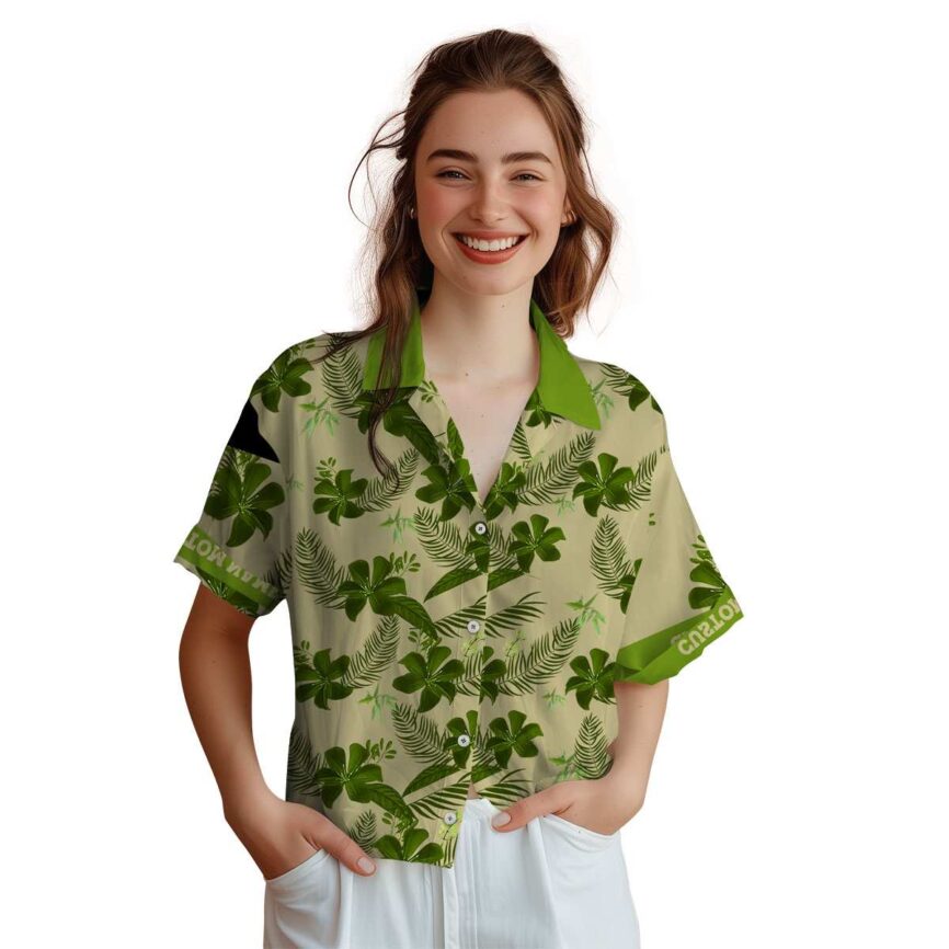 Custom Bamboo Tropical Flower Hawaiian Shirt Top rated