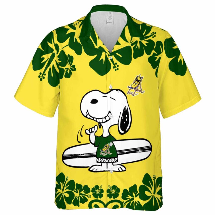 Custom Banana Surfing Snoopy Hawaiian Shirt Fashion forward