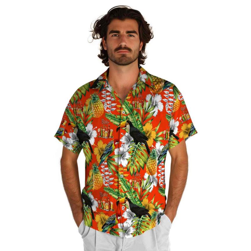 Custom Beer Toucan Bird Hawaiian Shirt New Arrival