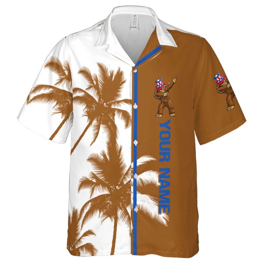 Custom Bigfoot Beach Vibes Hawaiian Shirt Best selling