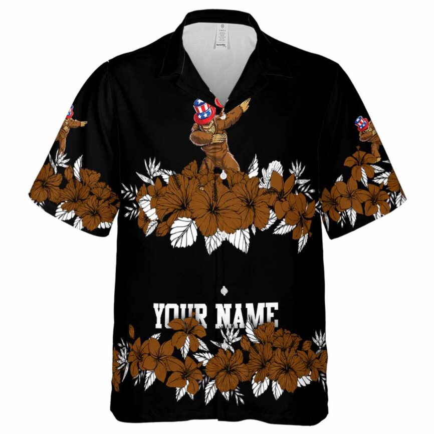 Custom Bigfoot Hibiscus Band Hawaiian Shirt Fashion forward