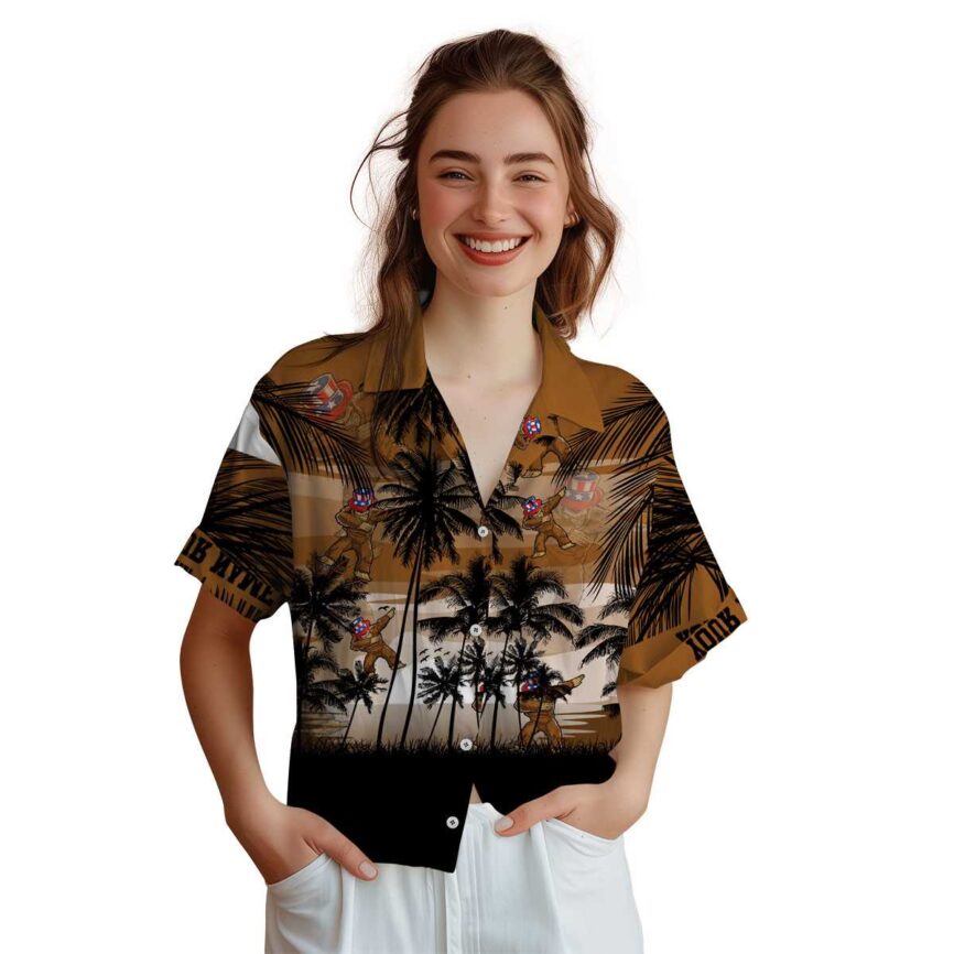 Custom Bigfoot Island Scenery Hawaiian Shirt Top rated