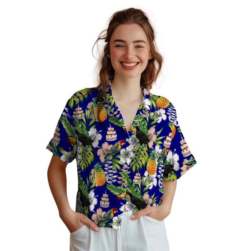 Custom Birthday Toucan Bird Hawaiian Shirt Top rated