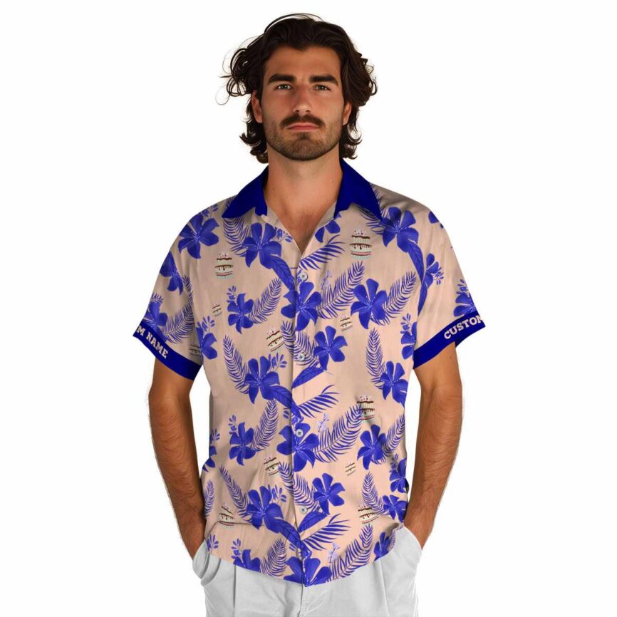 Custom Birthday Tropical Flower Hawaiian Shirt New Arrival