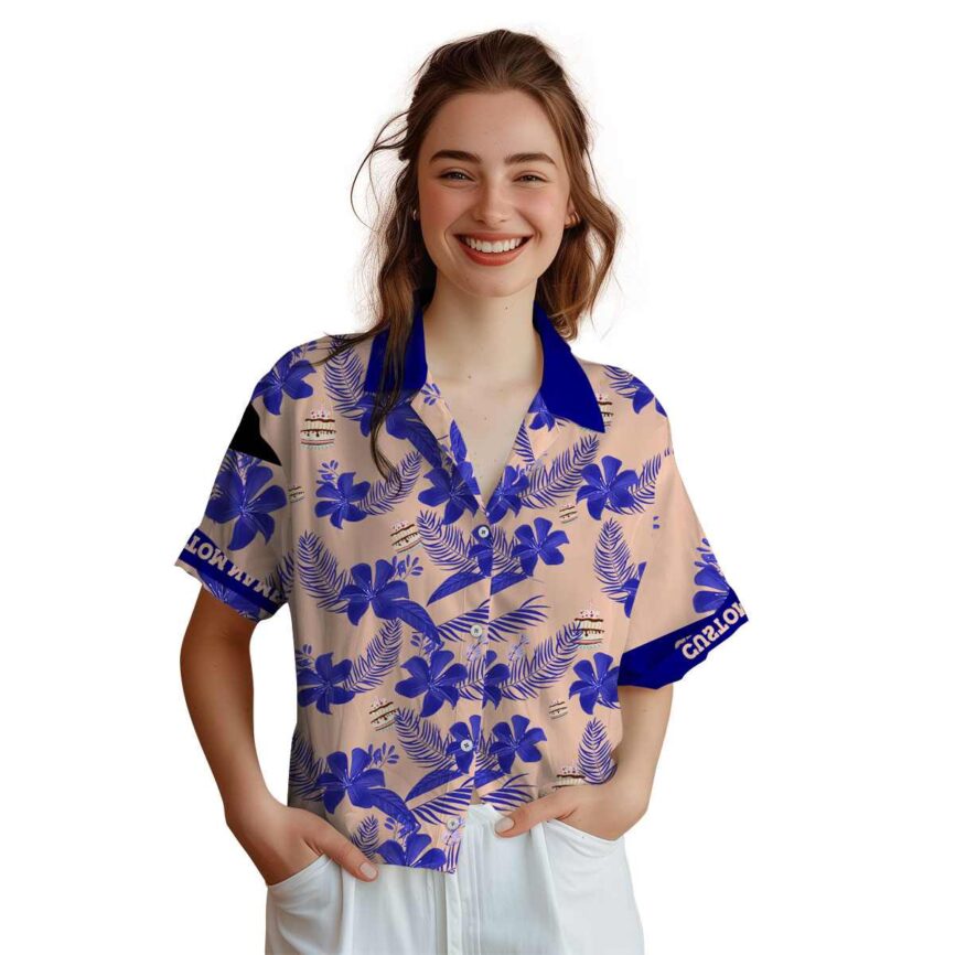 Custom Birthday Tropical Flower Hawaiian Shirt Top rated