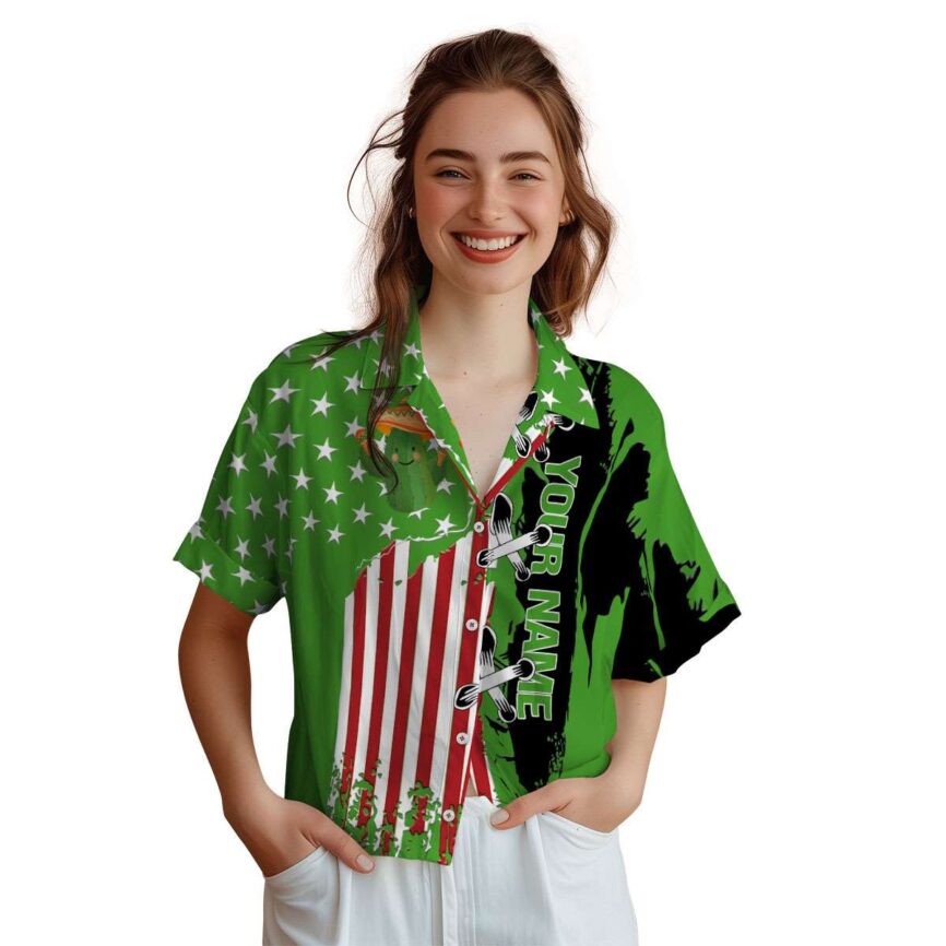 Custom Cactus Flag Stitches Hawaiian Shirt Top rated