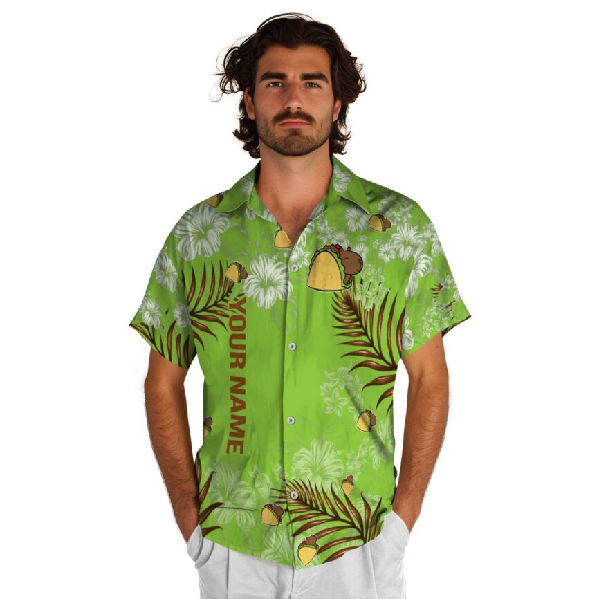 Custom Capybara Hibiscus Pattern Hawaiian Shirt New Arrival