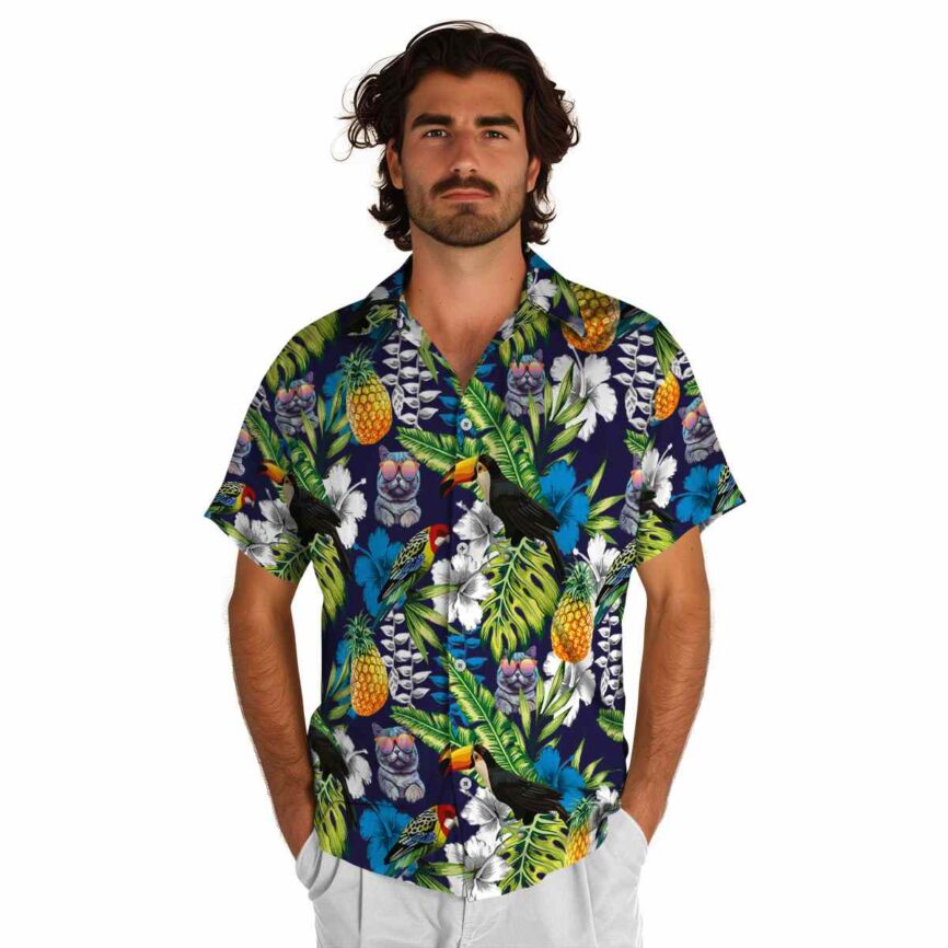 Custom Cat Toucan Bird Hawaiian Shirt New Arrival