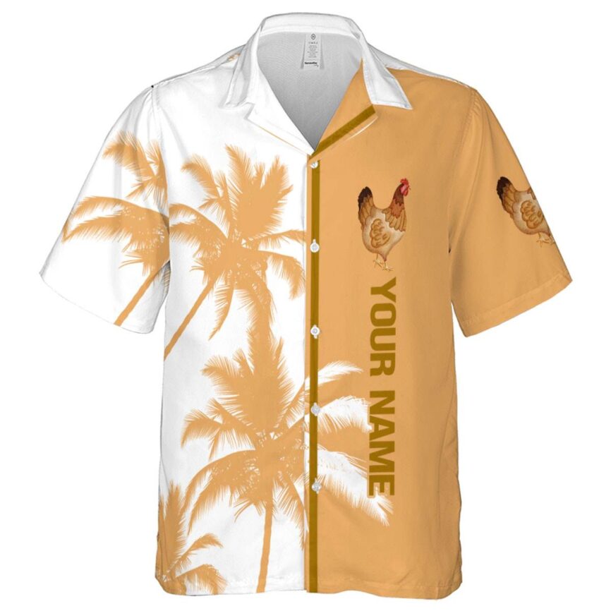 Custom Chicken Beach Vibes Hawaiian Shirt Best selling