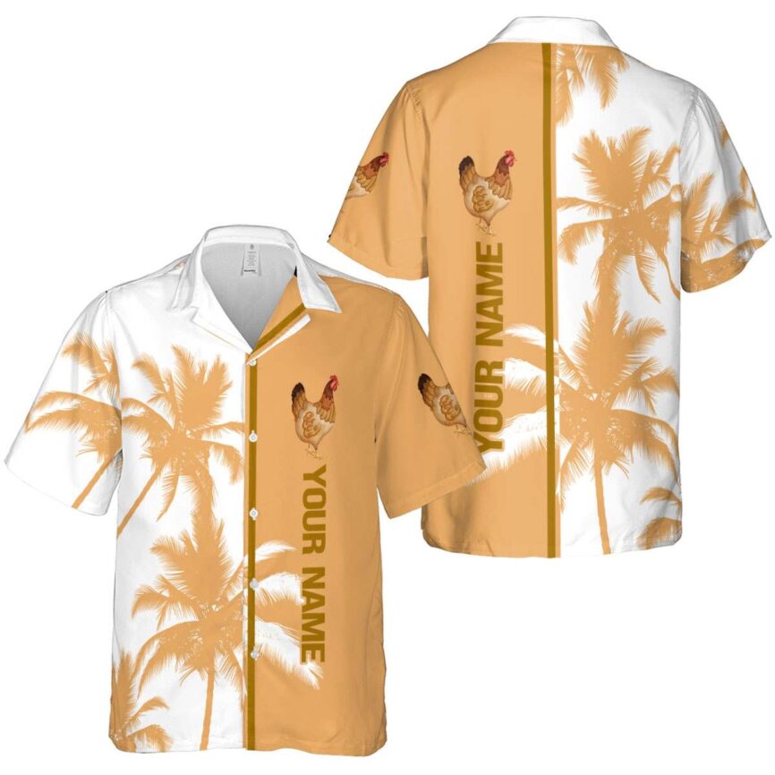 Custom Chicken Beach Vibes Hawaiian Shirt Latest Model