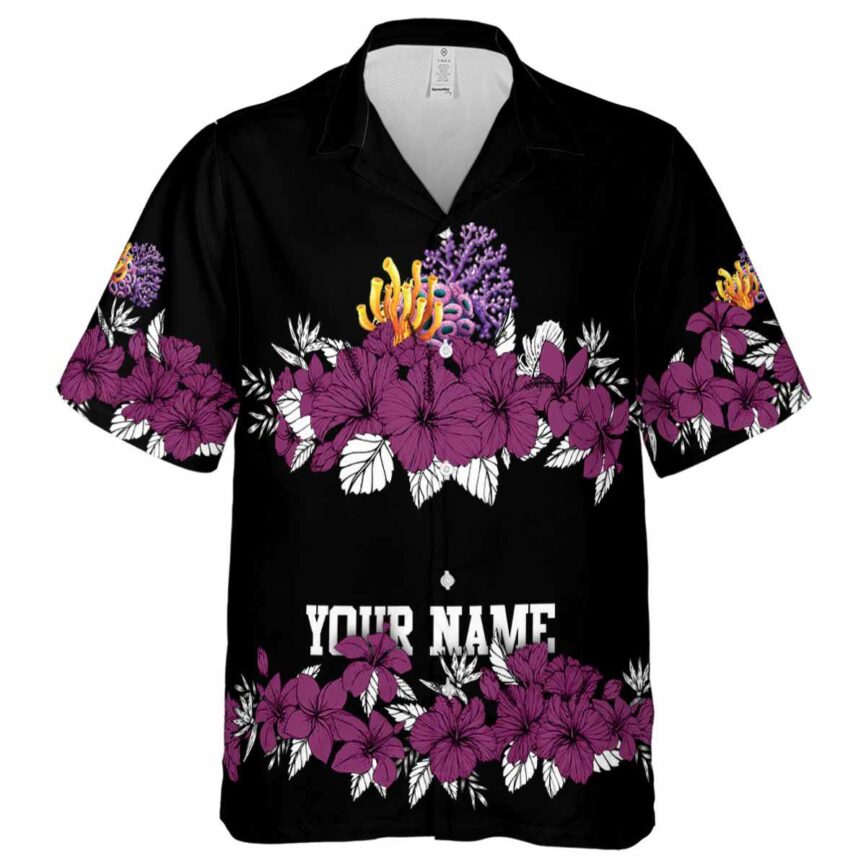 Custom Coral Hibiscus Band Hawaiian Shirt Fashion forward