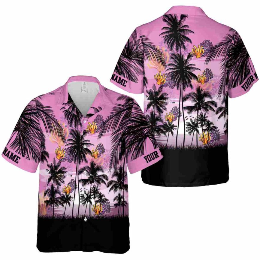 Custom Coral Island Scenery Hawaiian Shirt Premium grade