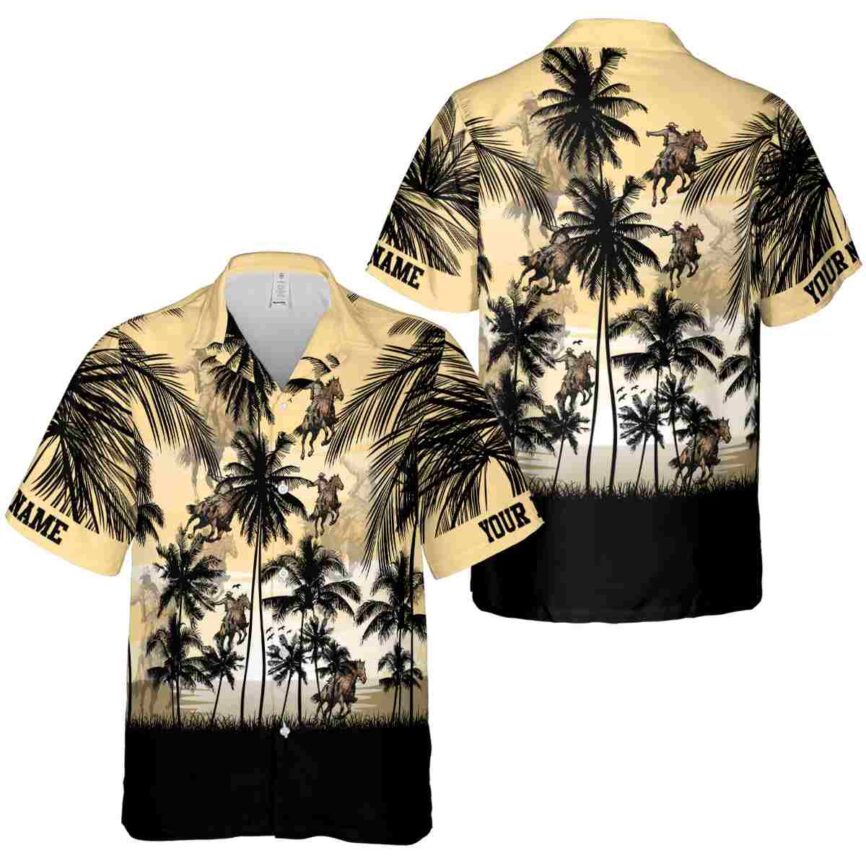 Custom Cowboy Island Scenery Hawaiian Shirt Premium grade