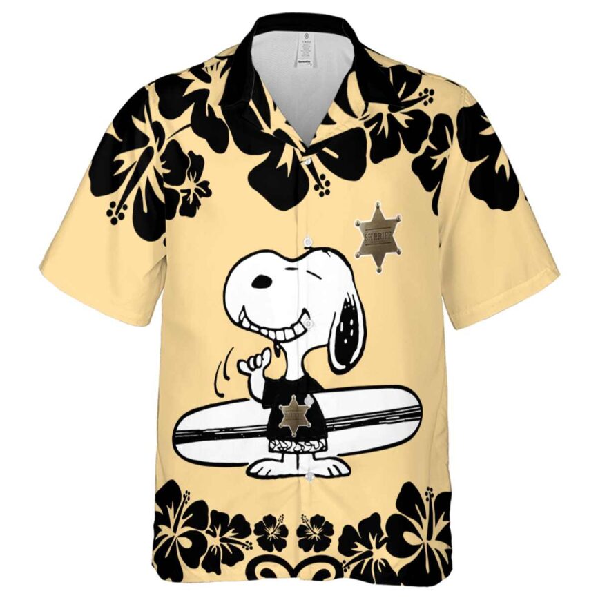 Custom Cowboy Surfing Snoopy Hawaiian Shirt Fashion forward