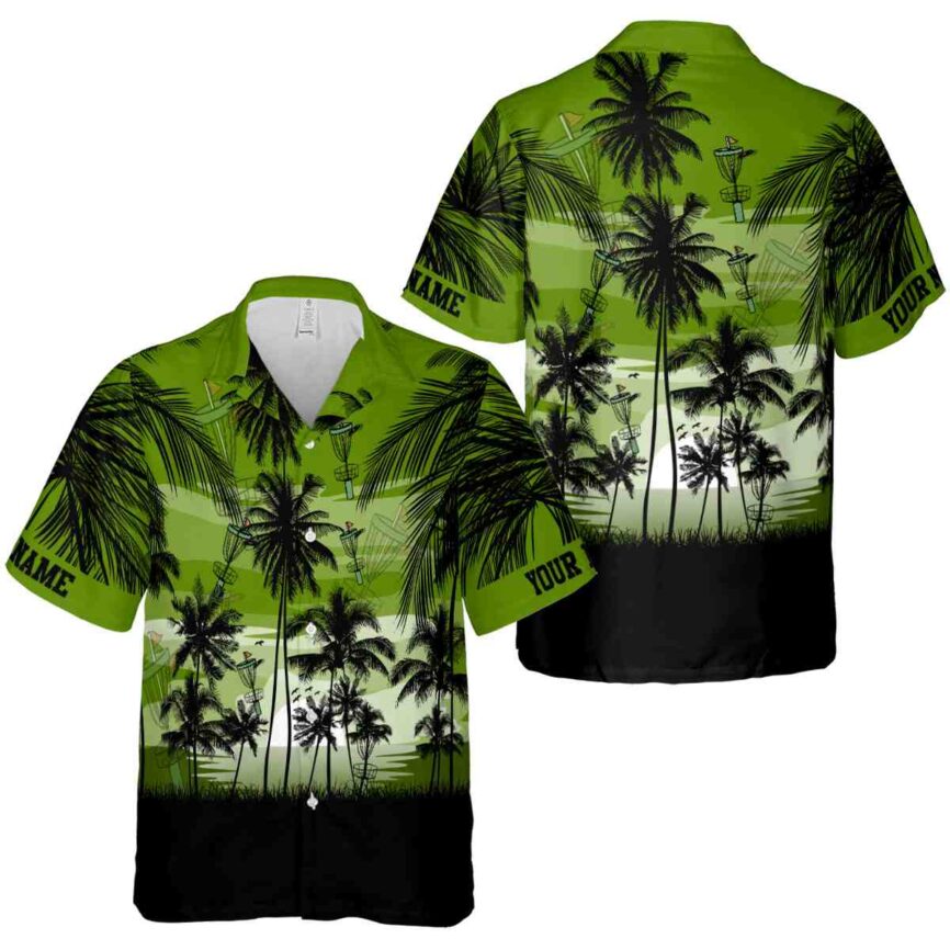 Custom Disc Golf Island Scenery Hawaiian Shirt Premium grade