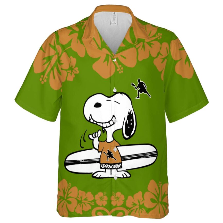 Custom Disc Golf Surfing Snoopy Hawaiian Shirt Fashion forward