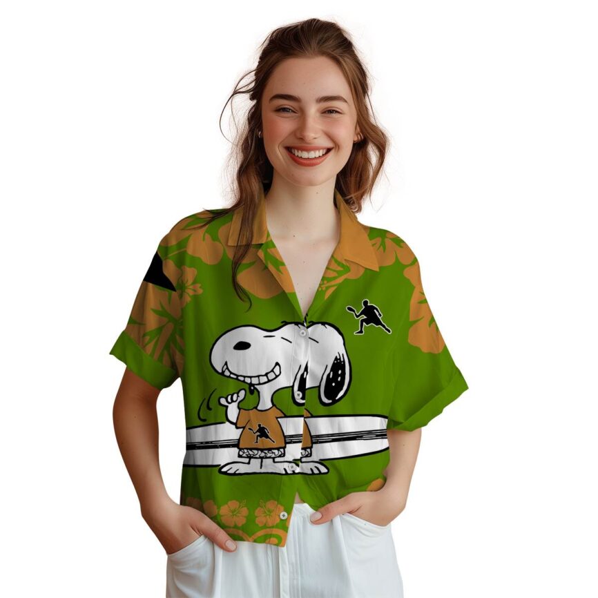 Custom Disc Golf Surfing Snoopy Hawaiian Shirt Top rated