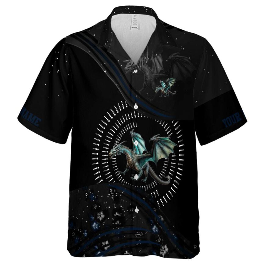 Custom Dragon Dynamic Swirl Hawaiian Shirt Fashion forward