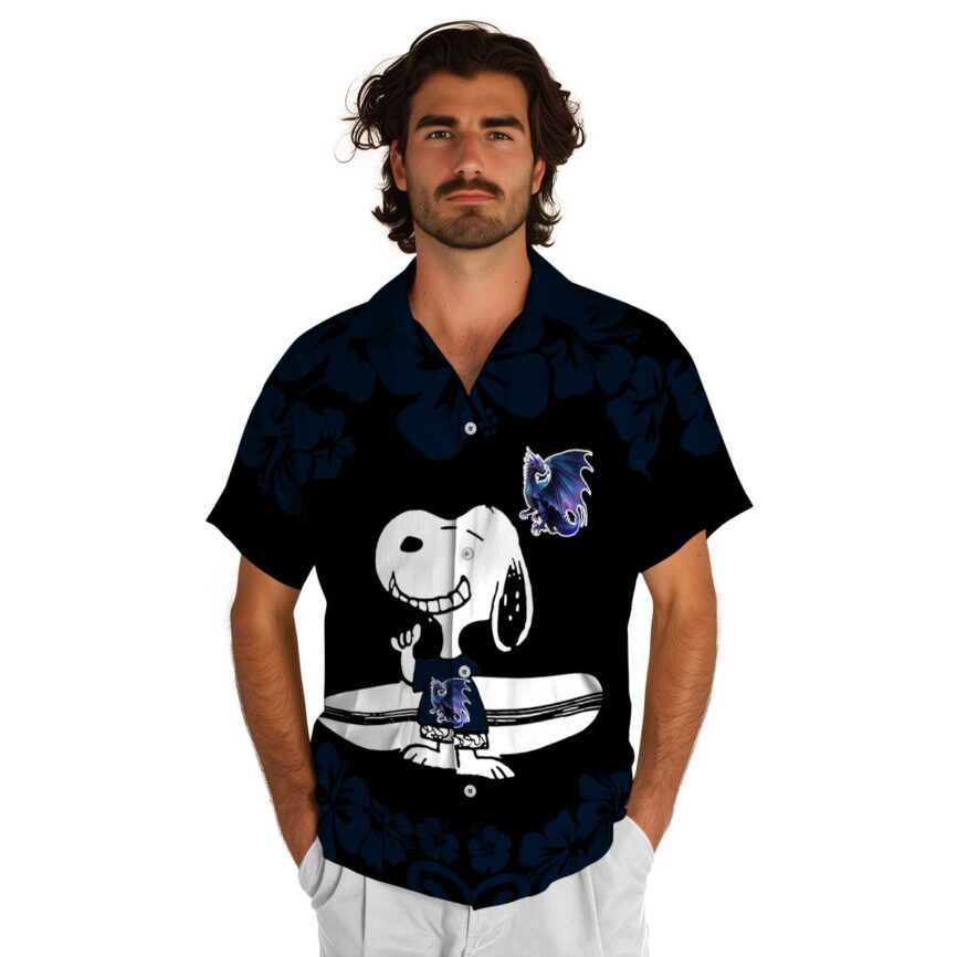 Custom Dragon Surfing Snoopy Hawaiian Shirt New Arrival