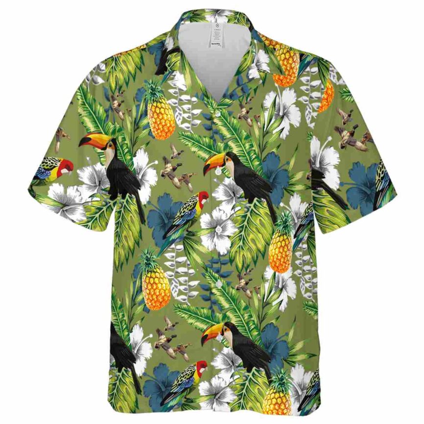 Custom Duck Toucan Bird Hawaiian Shirt Fashion forward