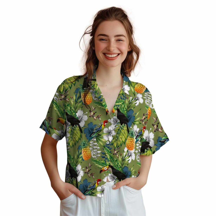 Custom Duck Toucan Bird Hawaiian Shirt Top rated