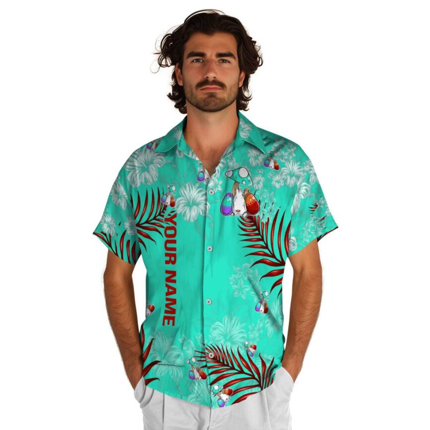 Custom Easter Hibiscus Pattern Hawaiian Shirt New Arrival