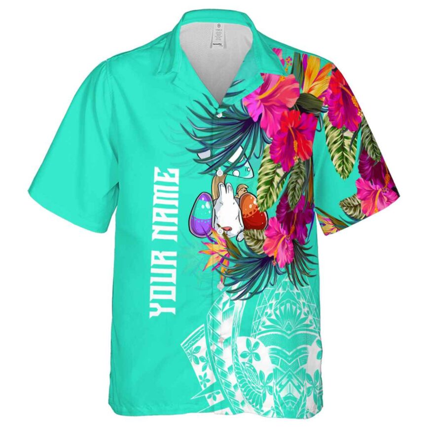 Custom Easter Polynesian Flowers Hawaiian Shirt Fashion forward