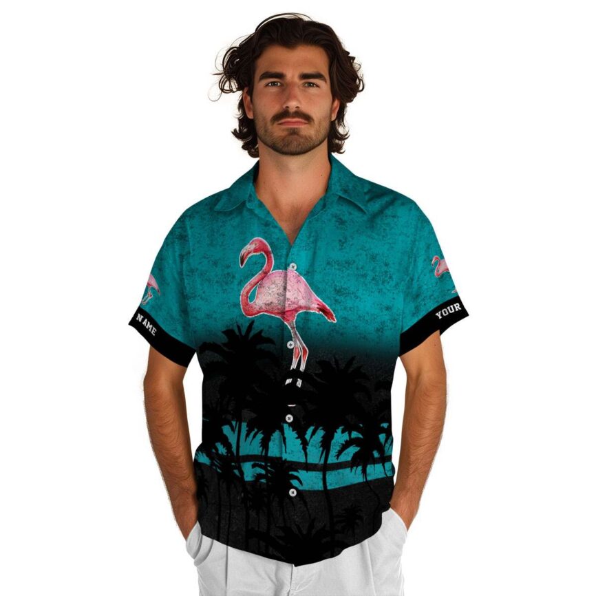 Custom Flamingo Sunset Gradient Hawaiian Shirt New Arrival