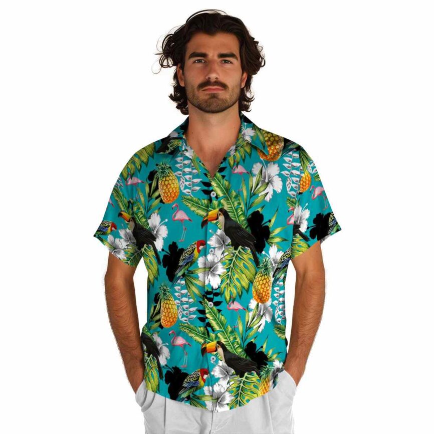 Custom Flamingo Toucan Bird Hawaiian Shirt New Arrival