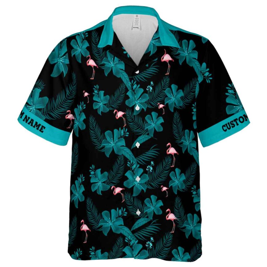 Custom Flamingo Tropical Flower Hawaiian Shirt Fashion forward