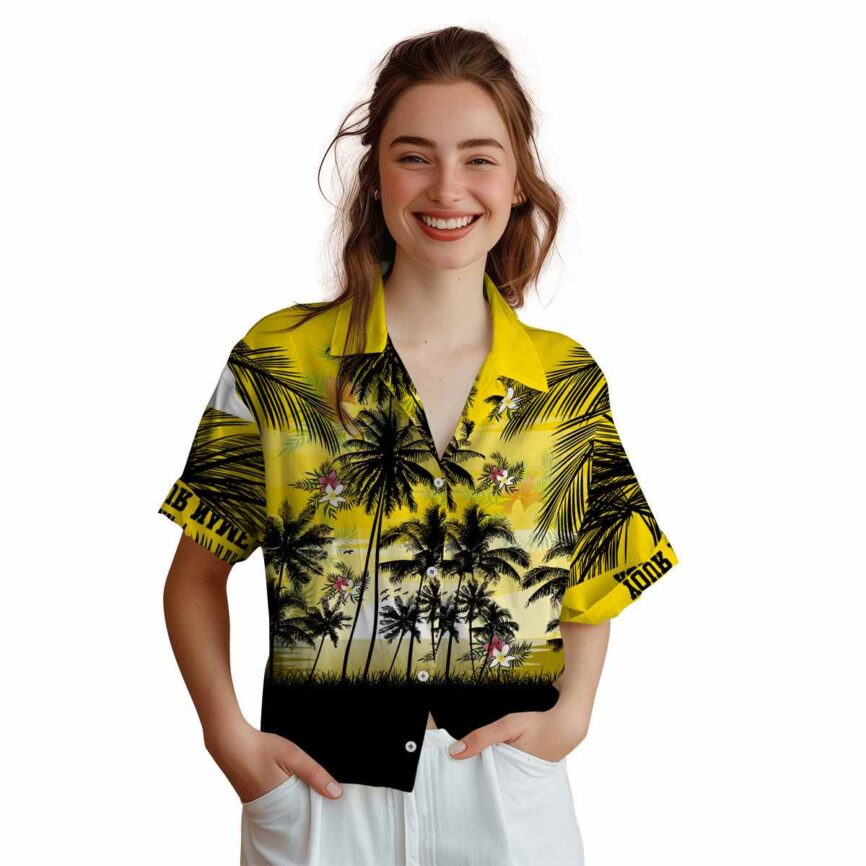 Custom Floral Island Scenery Hawaiian Shirt Top rated