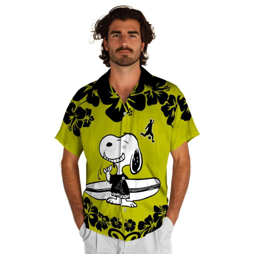 Custom Football Surfing Snoopy Hawaiian Shirt New Arrival