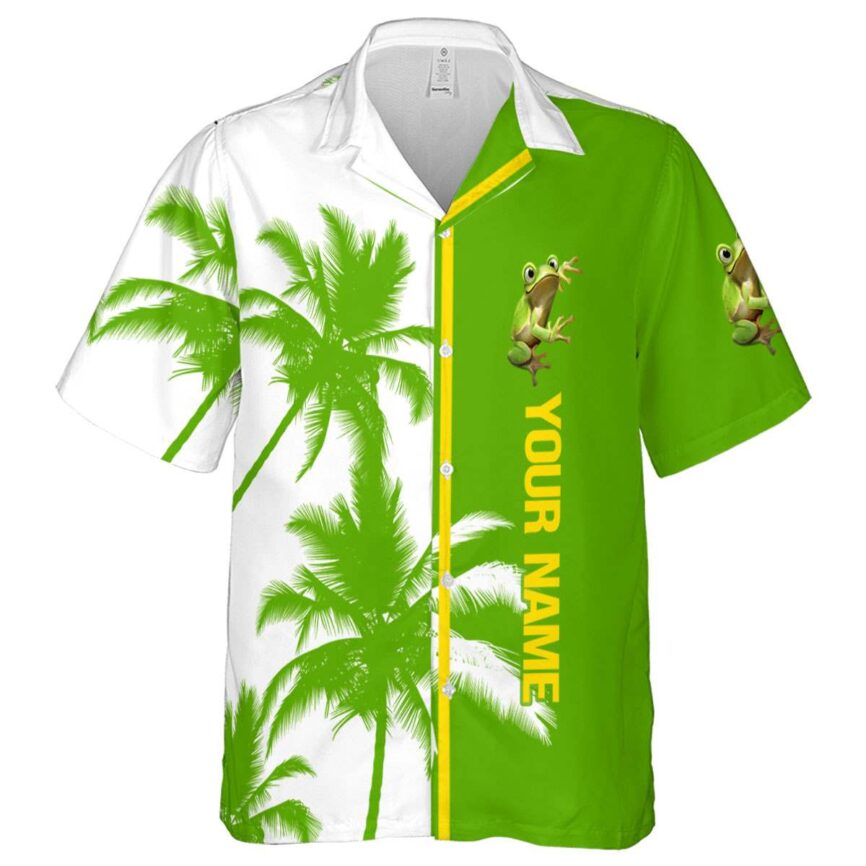 Custom Frog Beach Vibes Hawaiian Shirt Best selling