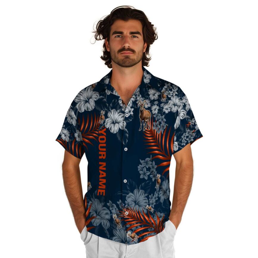 Custom Goat Hibiscus Pattern Hawaiian Shirt New Arrival