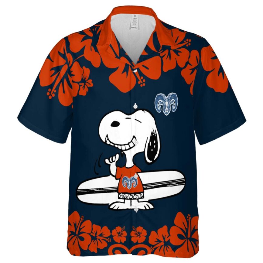 Custom Goat Surfing Snoopy Hawaiian Shirt Fashion forward